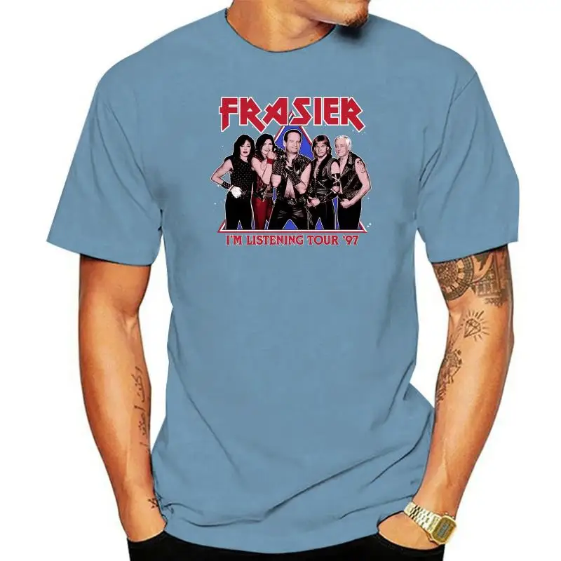 

New FRASIER I'M LISTENING TOUR '97 Men's T-Shirt Clothing Size S-2XL-4XL-5XL Wholesale O Neck TEE Shirt