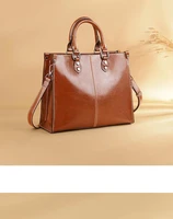 bbag vintage womens designer handbag high quality genuine cowhide leather large capacity tote shoulder bag crossbody bag