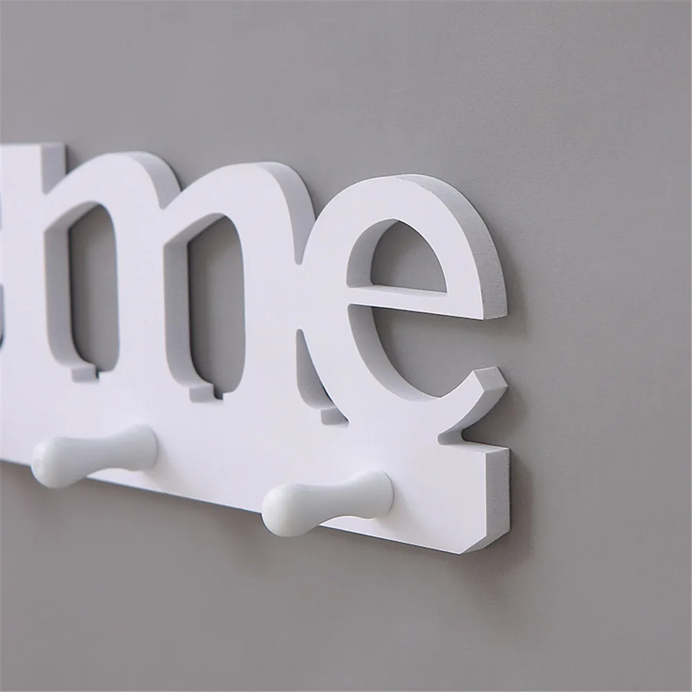 Настенный держатель для ключей с надписью дома вешалка одежды крючок пальто