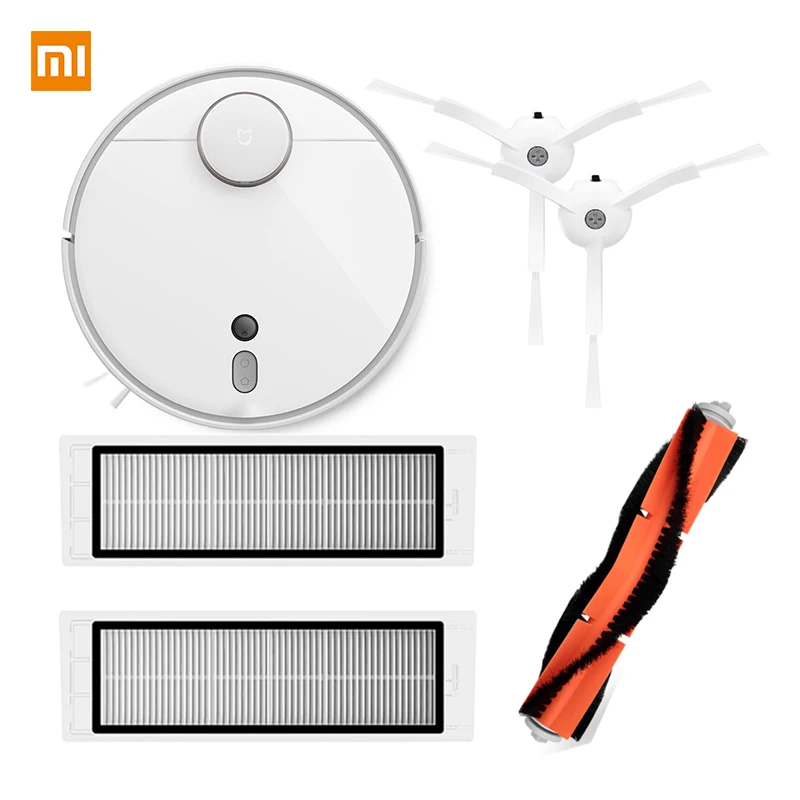 XIAOMI 1S MI робот пылесос для дома умный планируемый LDS AI расположение Wi-Fi приложение управление автоматическая зарядка развертки aspirador Новинка - Цвет: P1