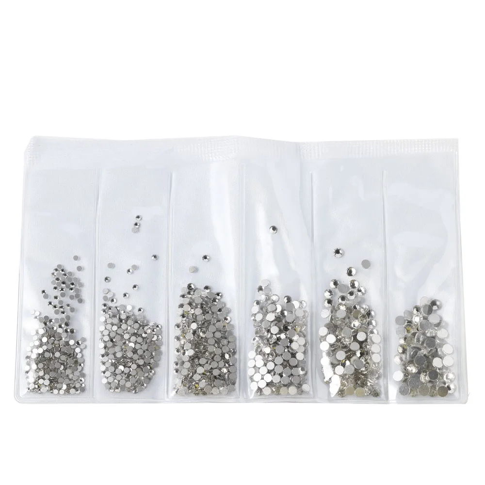 Хит продаж украшение для дизайна ногтей с плоским дном стеклянные маленькие