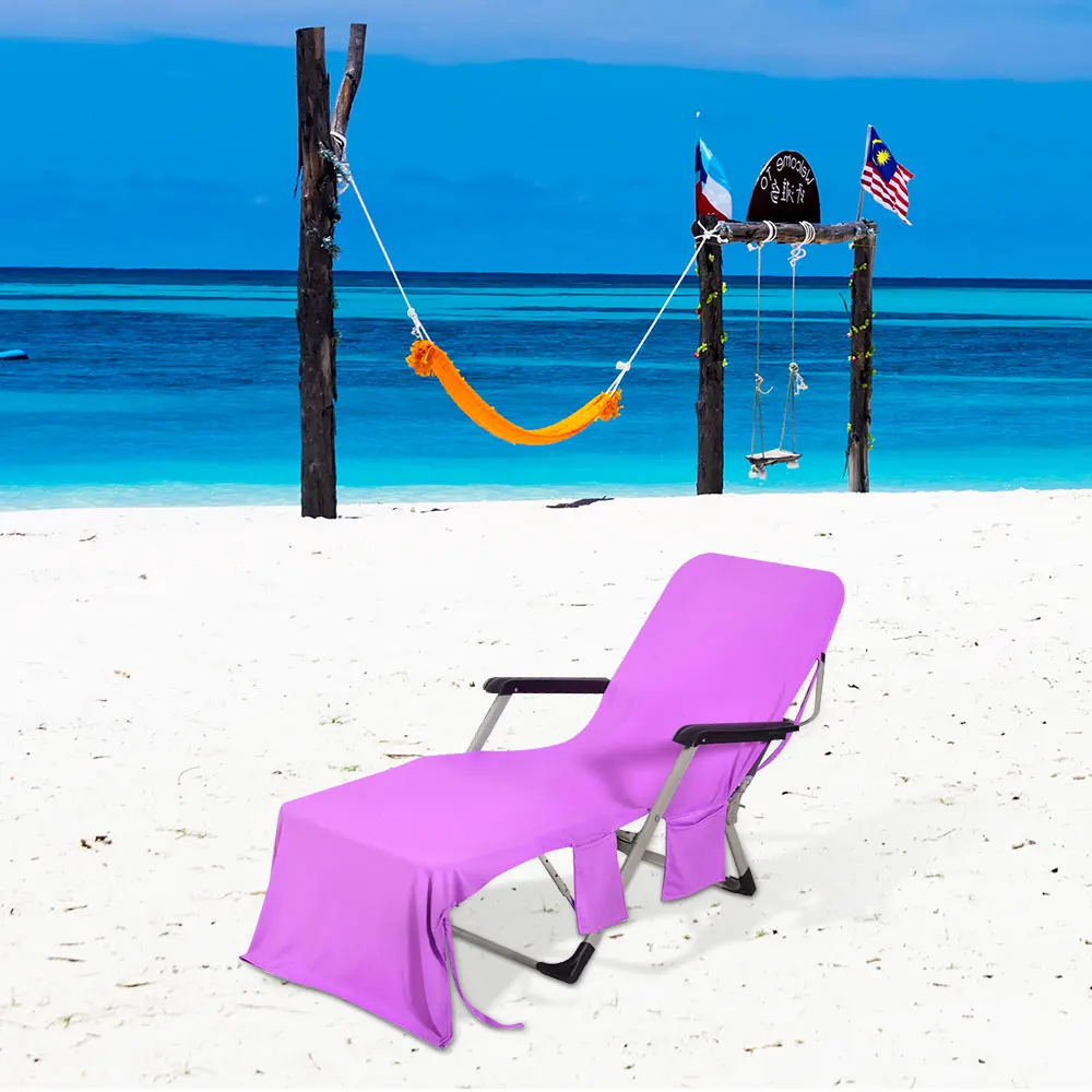 

75X215CM Beach Lounge Chair Towel Beach Outdoor Dissipate Heat Sweat Drainage Convenient Small Size Lower Temperature