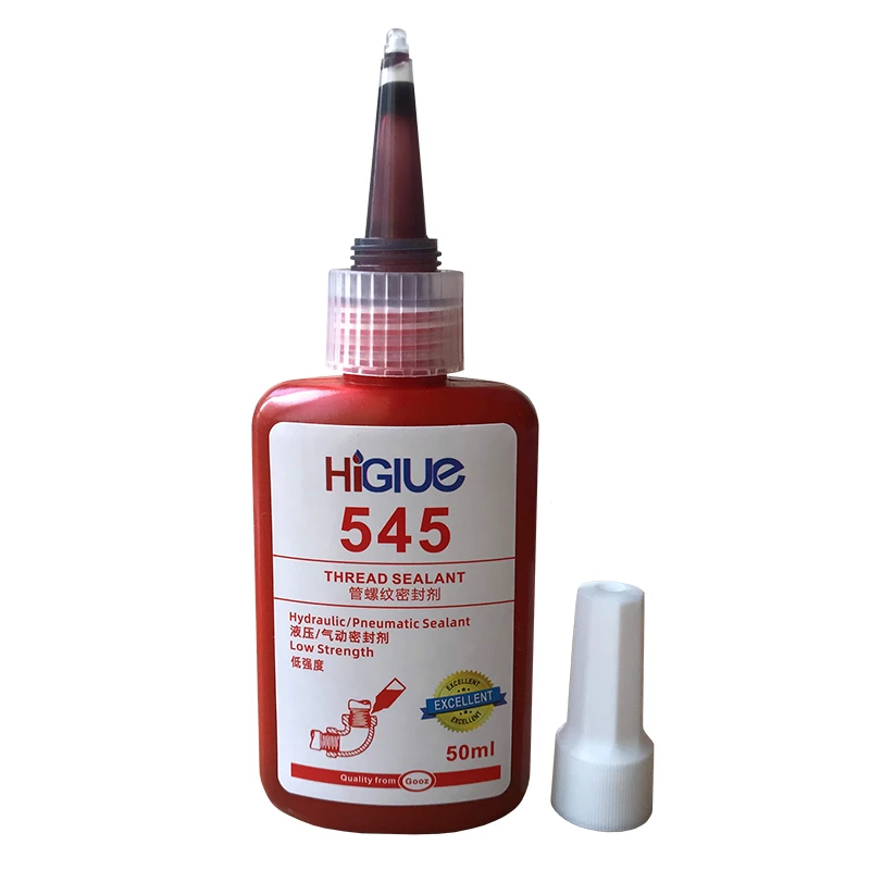 

HiGlue 545 Anaerobic Pipe Thread Sealant Hydraulic Pneumatic Glue Low Strength 50ml*1pcs