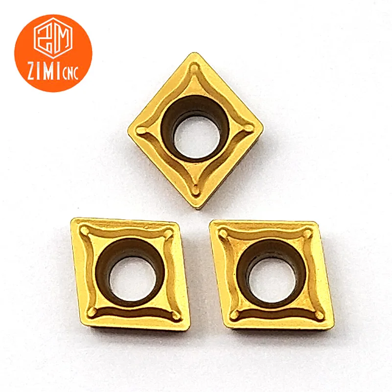 

10 шт. CCMT060204-HM YBC251 твердосплавные вставки токарный станок с ЧПУ Режущий инструмент для стали, чугунные токарные инструменты Сменные автомобильные лезвия