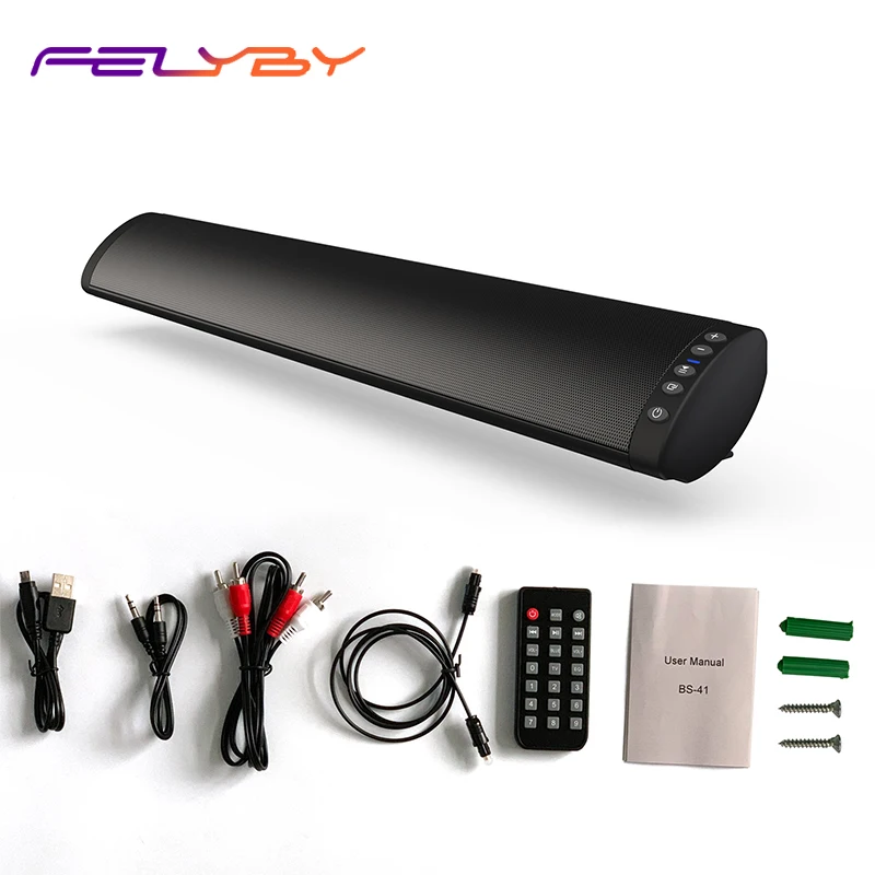 FELYBY BS 41 Саундбар многофункциональный настенный ТВ Bluetooth динамик|Саундбары| |