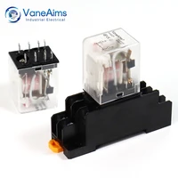 small intermediate relay ac contactor dc electromagnetic relay hh52p my2n j 8pin 5a 12v24v110v220v