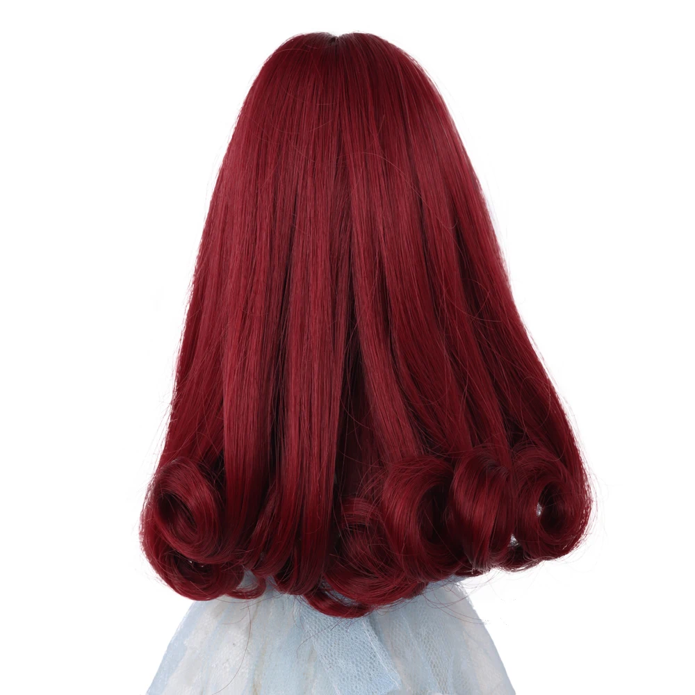 Кукольные парики 1/4 1/6 BJD/SD термостойкие искусственные волосы серебристо-красные