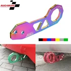 Новый Популярный JDM СТИЛЬ гоночный задний буксировочный крючок алюминиевый сплав задний буксировочный крючок Универсальный подходит для большинства Honda Civic RS
