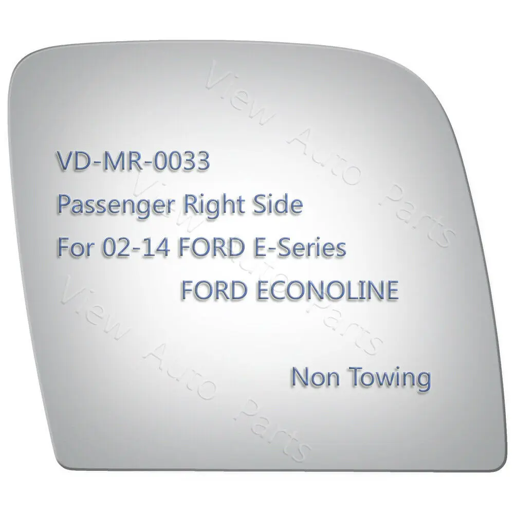 

Верхнее зеркальное стекло для Ford E-150/250/350/450/550 сверхпрочное правое стекло