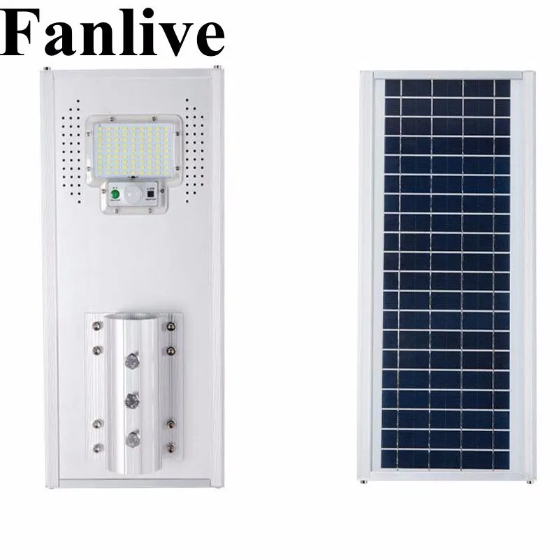 

Fanlive 3PCS 50W 100W 150W Integrated Refletor LED Solar Lamp Lamps Powerful Outdoor Waterproof Street Light IP66 PIR Sensor