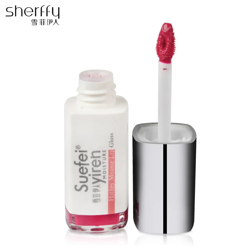 Красно матовый блеск для губ жидкая румяна помада долговечный натуральные