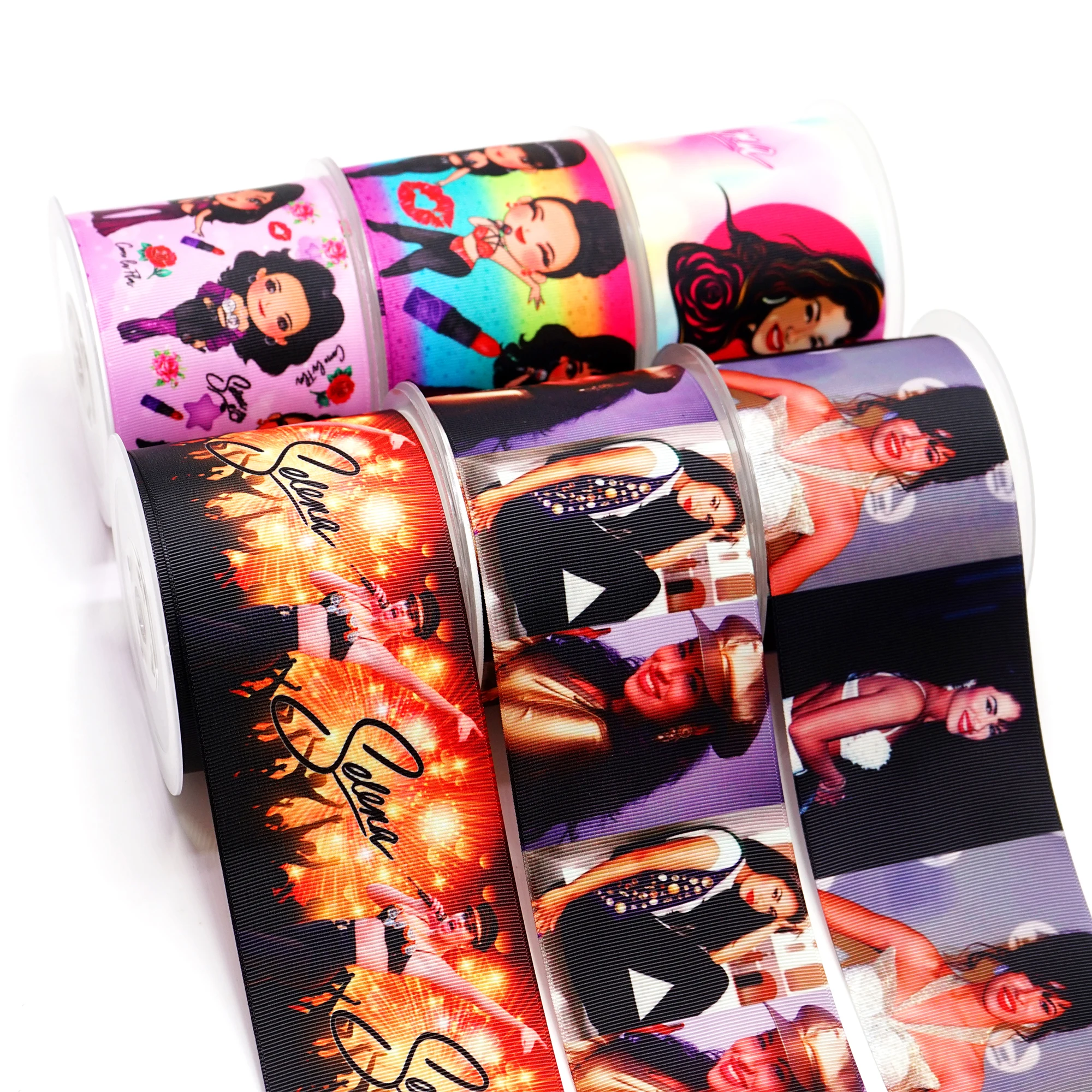 Корсажная лента с принтом звезд из фильма Selina 10 ярдов 3 дюйма 75 мм для бантов волос