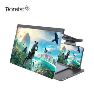 12 Inch Mobile Phone Screen Amplifier Blu-Ray HD 3D Split Lazy Bracket
Portable Magnifier Flat Glass Cover Amplifier 15.72 USD