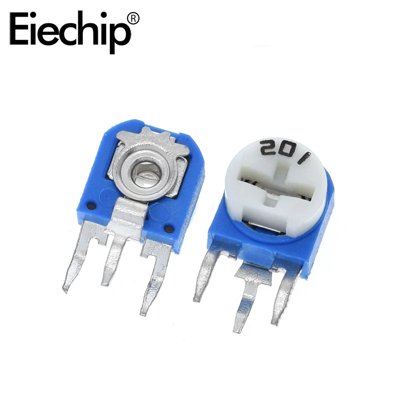 

20pcs RM063 New Trimmer Potentiometer 100 Ohm 200 Ohm 500 Ohm 1K 2K 5K 10K 20K 50K 100K 200K 500K 1M adjustable potentiometer