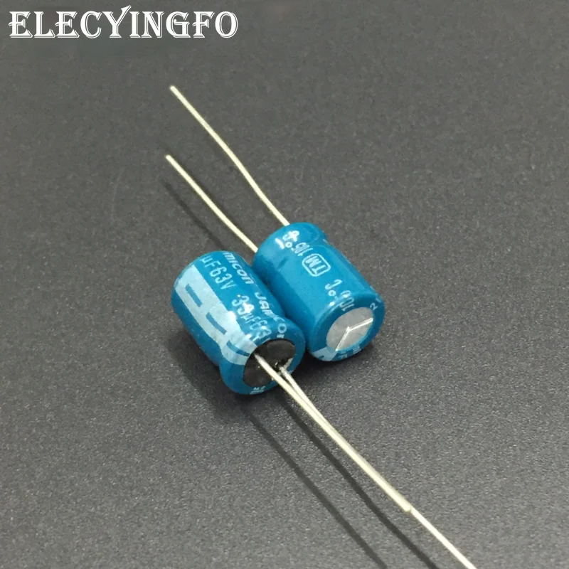 10pcs/100pcs 33uF 63V33uf  JAMICON TM Series 8x11.5mm High Quality 63V33uF Aluminum Electrolytic capacitor