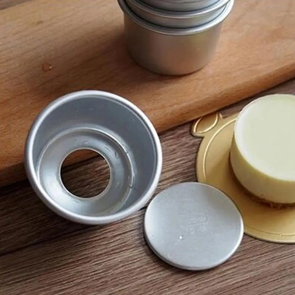5 шт. круглая форма для выпечки Пан чизкейк узор сплав DIY съемное дно шаблон формы