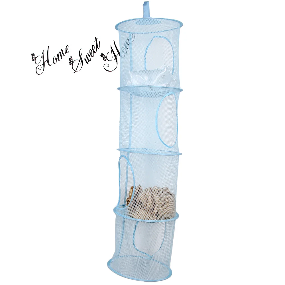 Нейлоновая сетчатая корзина для белья хранения игрушек грязной одежды коробка
