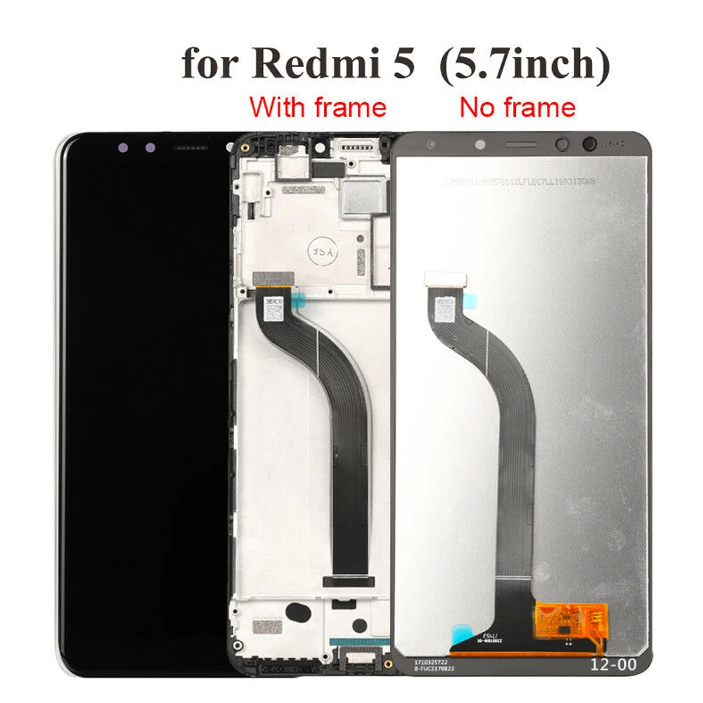 Оригинальный жк дисплей 5 7 дюйма для XIAOMI Redmi с сенсорным экраном рамкой и
