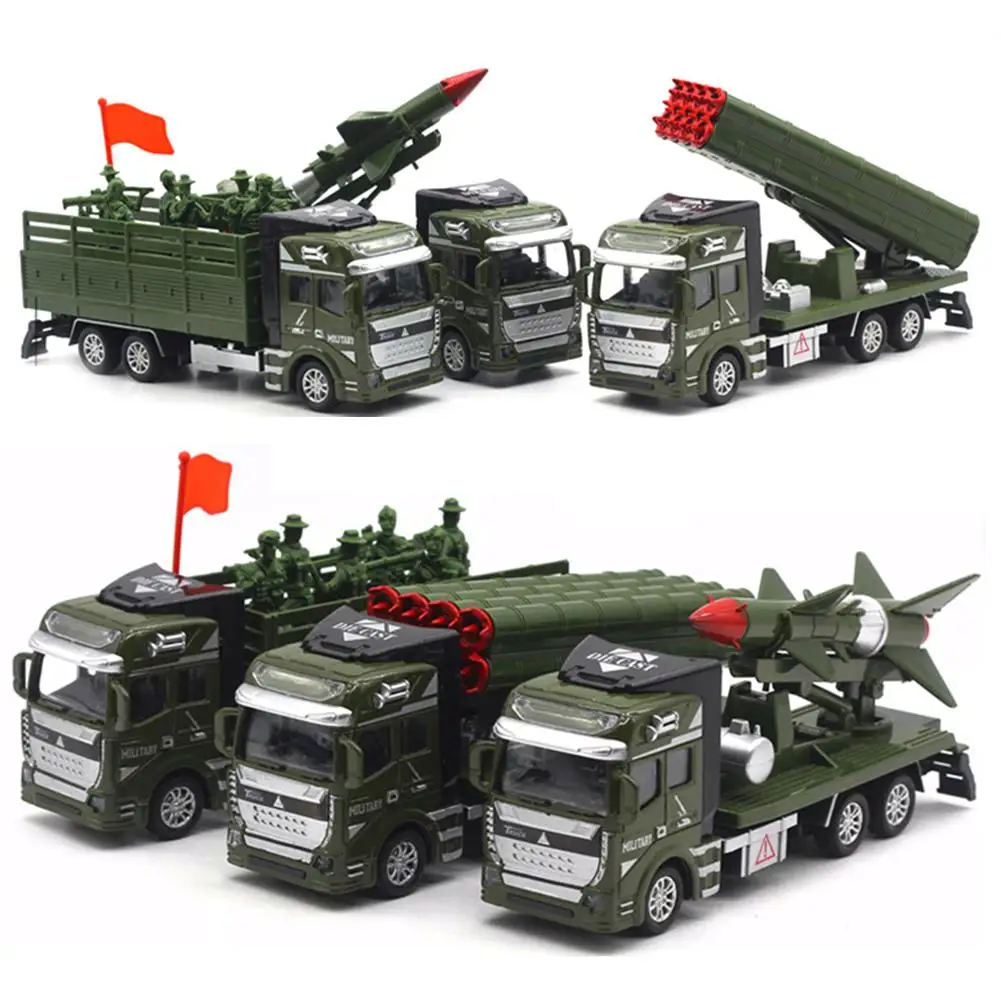 

Simulation Pull Back Simulation Military Truck ABS Toy Alloy Car Model Kids Collection Gifts