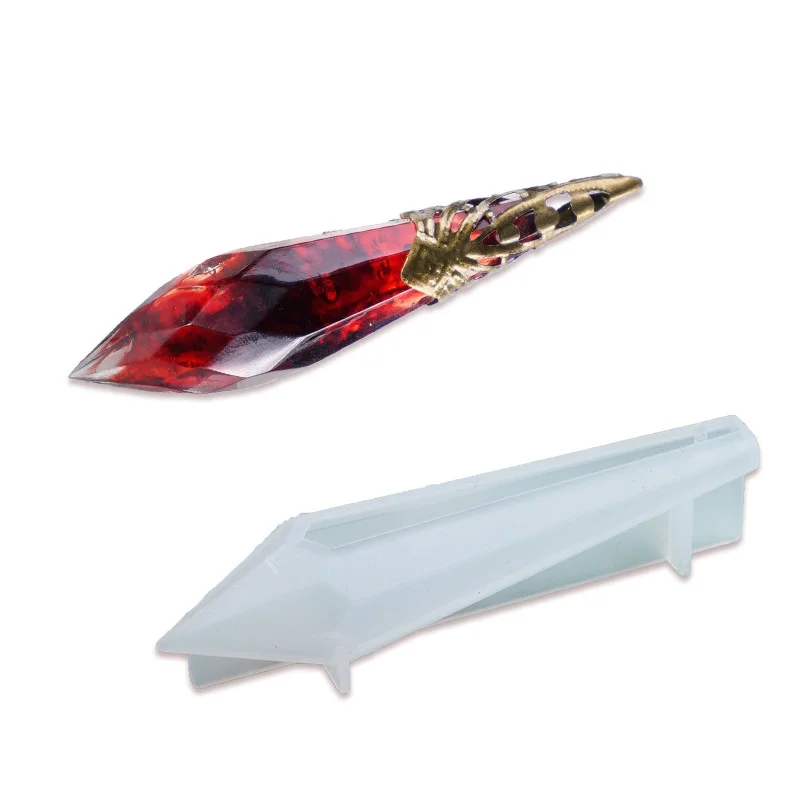 SNASAN Хрустальная маятниковая подвеска силиконовая форма с отверстиями ювелирный