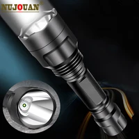 led flashlight ultra bright torch camping light 5 switch mode waterproof zoomable bicycle light use lithium battery field lights