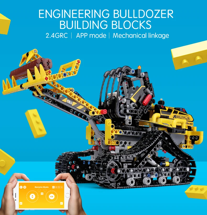 Technic Loader RC Motor function Car Совместимость с новым 42094 гусеничный погрузчик Набор строительных блоков Кирпичи Детские рождественские игрушки