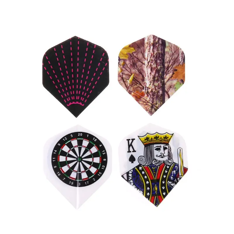 

50pcs Standard Dart Flights Nice Outdoor Wing Tail Professional PVC Darts Flight Wholesale Dropshipping