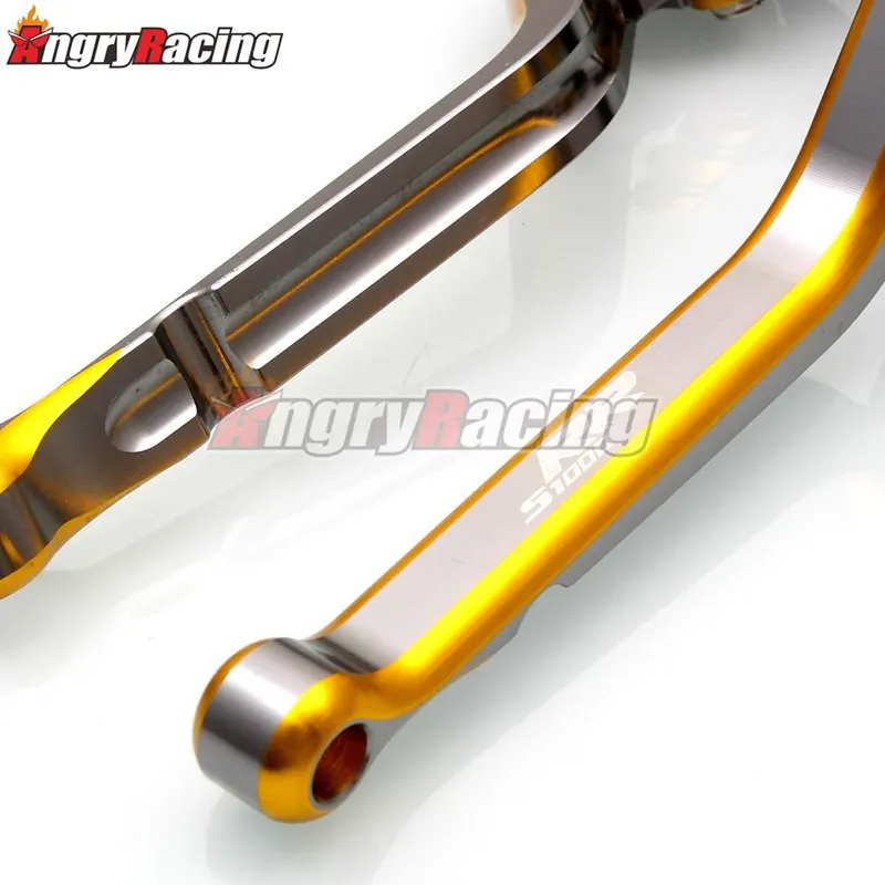 Набор двухцветных алюминиевых тормозных рычагов сцепления из титана и золота с