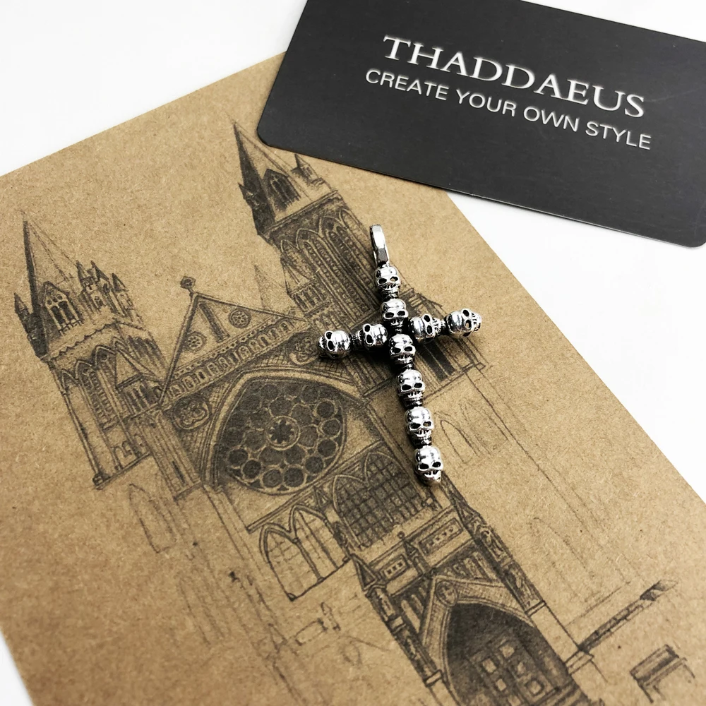 Кулон в виде Черепов Крест 2019 брендовые новые модные религиозные украшения