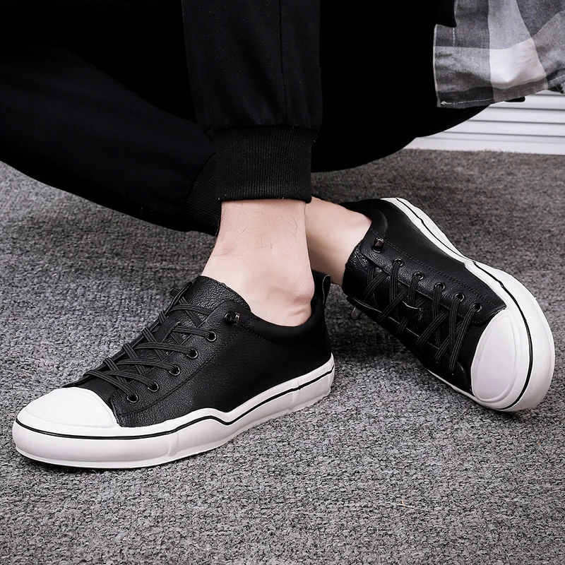 

Fashion All-match White Casual Sneakers Men Comfortable Lace-up Sneakers Men Off White Light Breathable Tennis Shoes Sneakers
