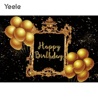 yeele adult birthday backdrop golden balloon photocall portrait party decor background photographic photography for photo studio
