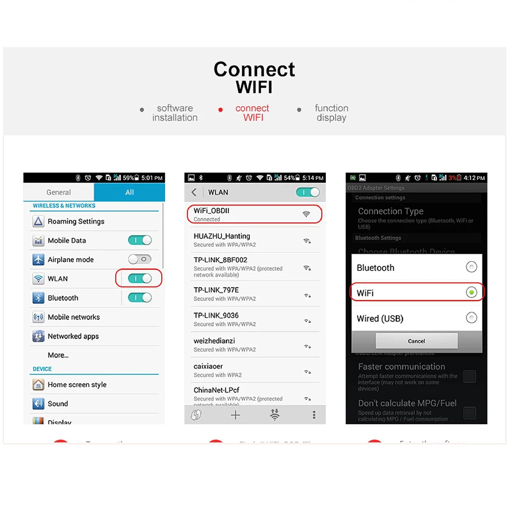 

2021, KW903 Wi-Fi OBD2 OBDII