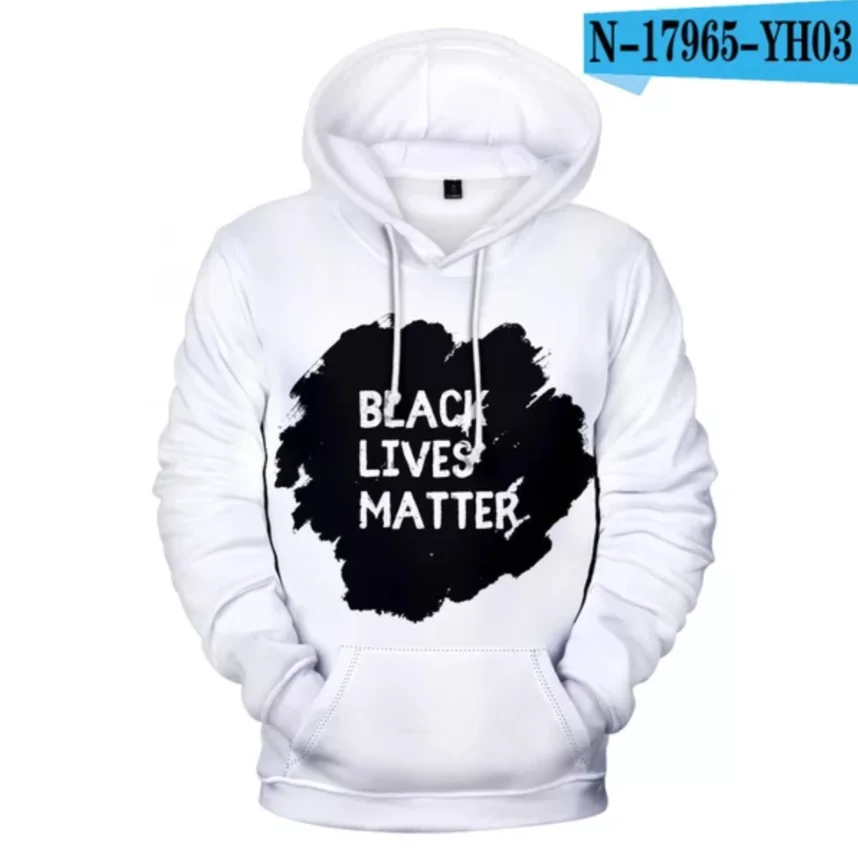 

kpopNew Arrival Black Lives Matter 3D Hoodie Sweatshirt Menwomen Pullover Long Sleeve Casual Hooded Fashion BoysGirl Clothes top