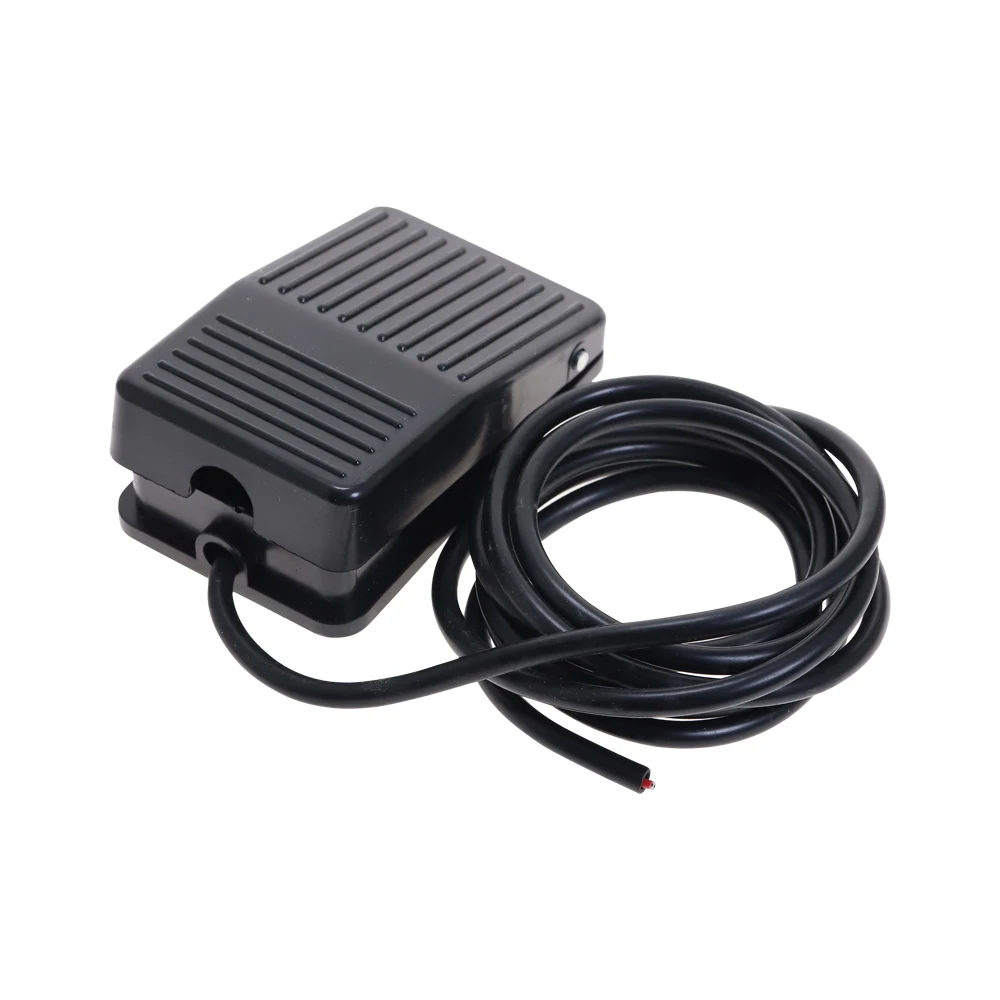 TFS-01 AC 250V 10A SPDT NO NC нескользящий пластиковый Мгновенный Переключатель педали