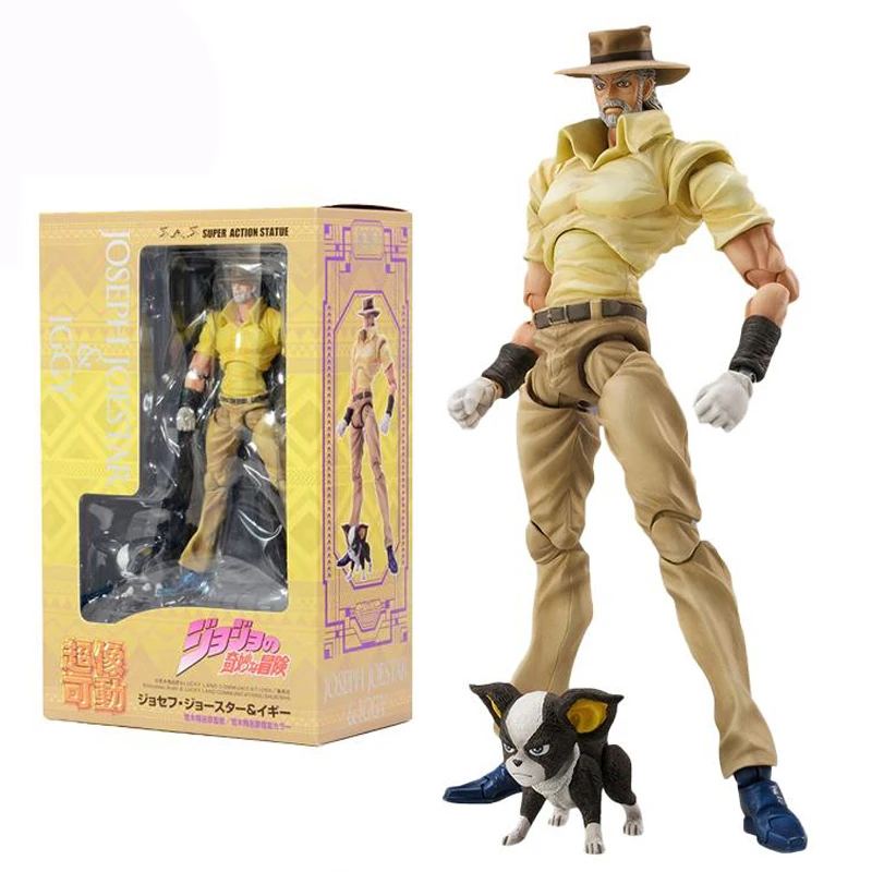 

Original Medicos Jojo Bizarre Adventure Figure Joseph Joestar Action Anime Figure Pvc 15Cm Collectible Model Toys for Boys Gifts