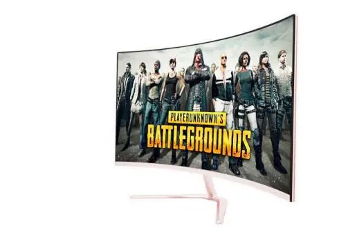 24 дюймов изогнутый монитор компьютера настольных компьютеров и 75 Гц IPS экран