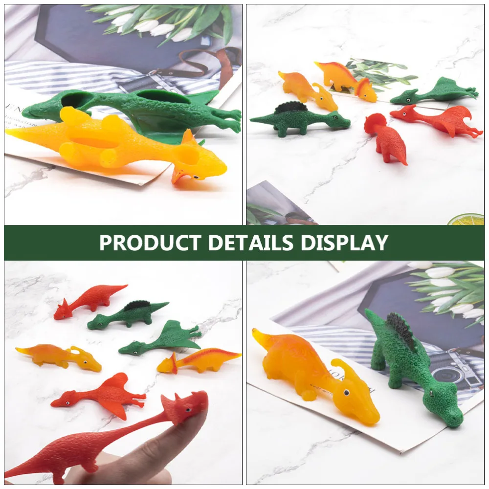 

6pcs Novelty Slingshot Stretchy Finger Flying Flying Toys