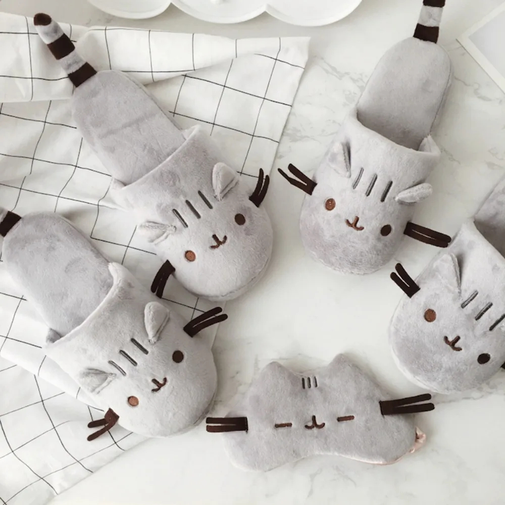 Новинка 2020 красивая 1 шт. маска для глаз плюшевые игрушки мягкие кошка на шнурке