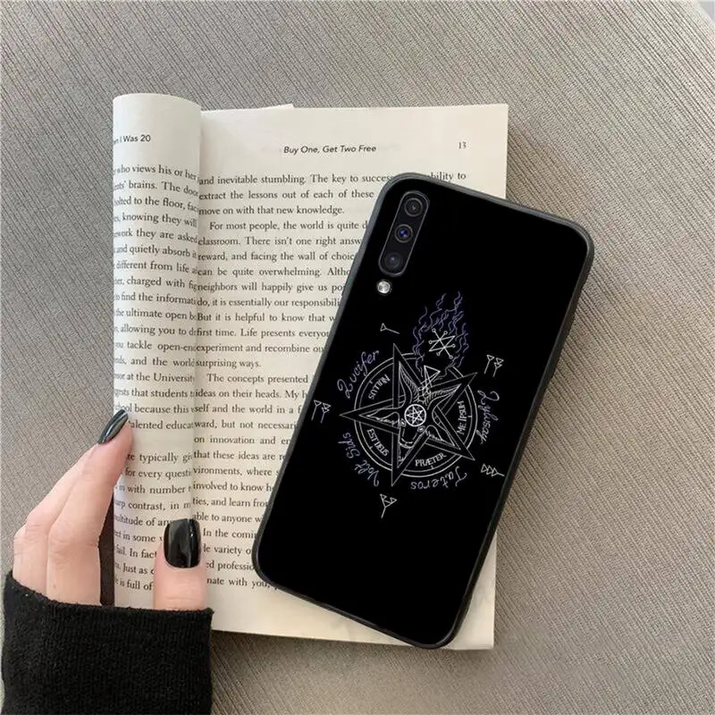 

Pentagram 666 Demonic Satanic Phone Case For Samsung galaxy S 9 10 20 A 10 21 30 31 40 50 51 71 s note 20 j 4 2018 plus
