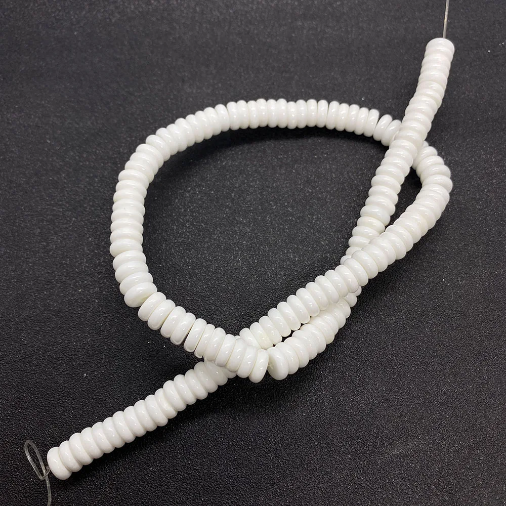 

Exquisite Size 3x8mm 2x6mm Natural Mother Shell Pearl Round Brilliant Shape Bead Are Exquisite Suitable for Making DIY Necklaces