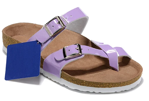 

Male new colors Double buckle Flat slipper Luxury brand Women Summer Flip flop genuine leather Slippers With Original Box 814
