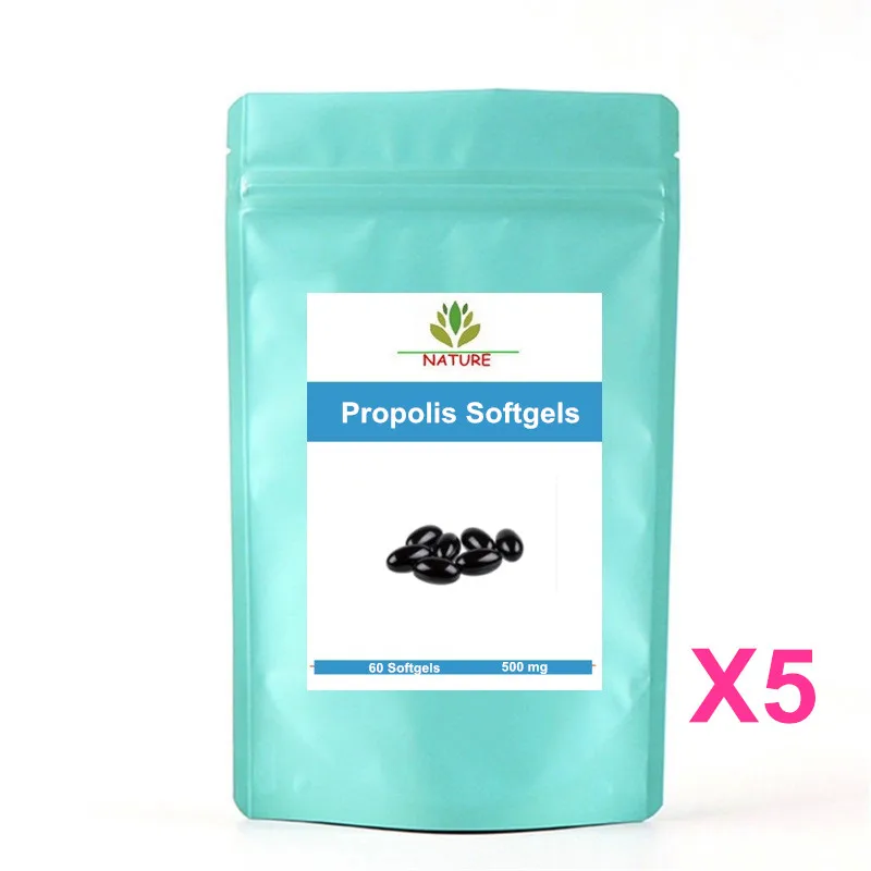 

Propolis Capsules Tablets Propolys Softgels Bees Resin High Doses