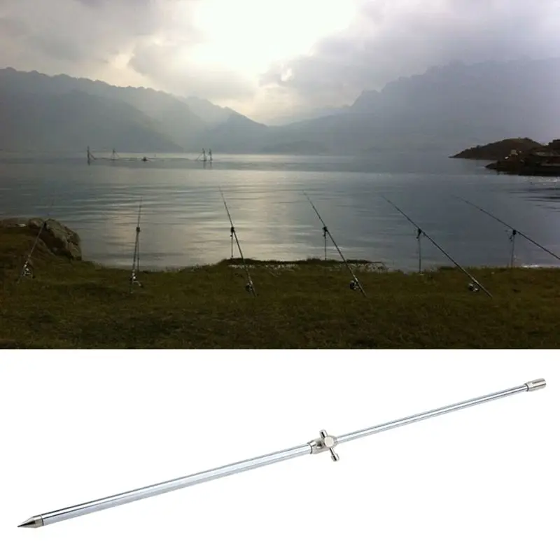 

Carp Fishing Bite Alarm Holder Support Stainless Telescopic Fishing Bankstick for Fishing Alarm 35-70cm Carp Fish Rod Pod Rest