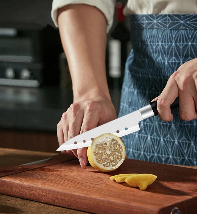 5-дюймовый японский нож из полипропилена и стали с кольцом кухонный для суши