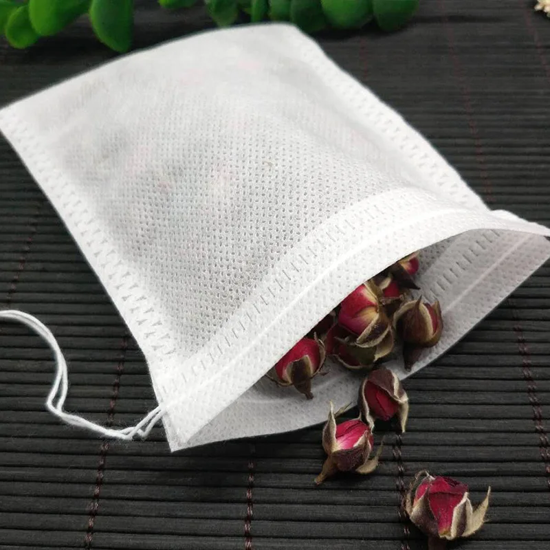 200PCS\500PCS\1000PCS Tea bags 7X9CM Empty Scented Tea Bags With String Heal Seal Filter Disposable Tea Bags for Herb Loose Tea