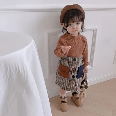 2019 новая рубашка для девочек на весну и осень Детская с подкладкой Корейская