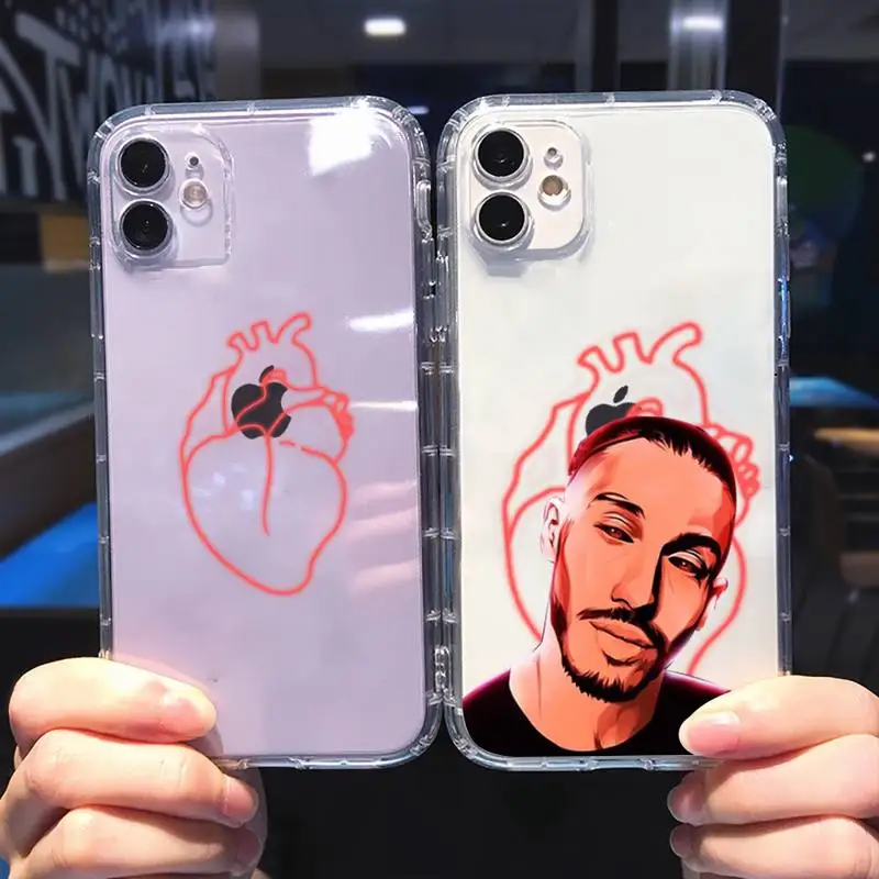 

PNL QLF Rapper singer Phone Case For iphone 13 12 11 8 7 plus mini x xs xr pro max Transparent soft