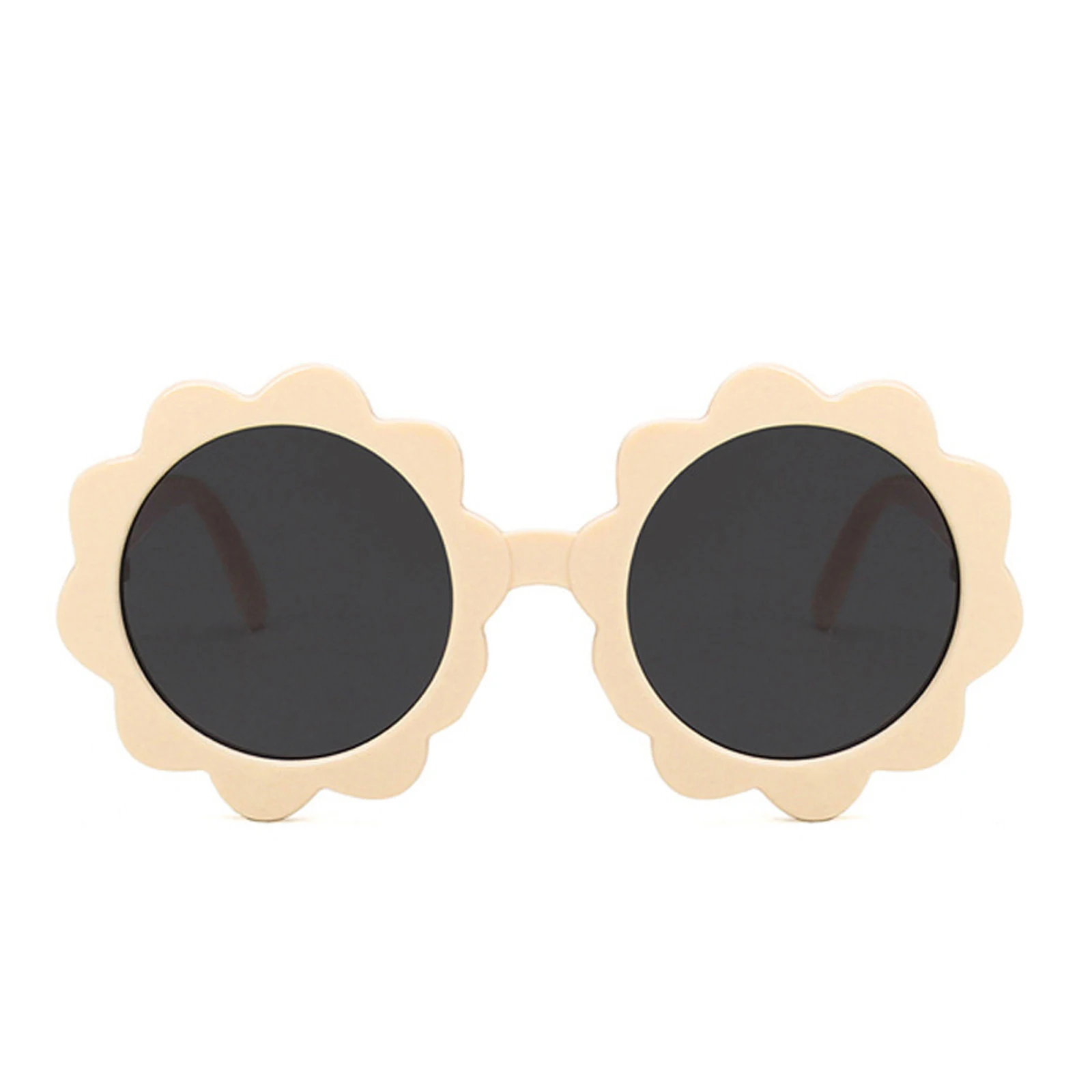 

Kids Beach Sunglasses Stylish Round Flower Shape UV400 Protection Sunglasses for Boys Girls