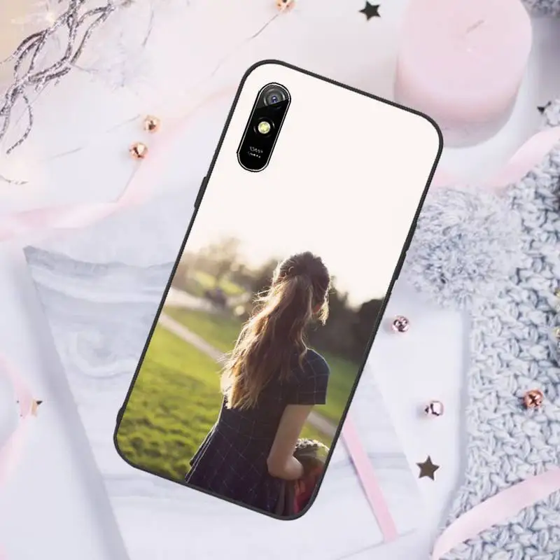 

Girl's back Phone Case For Xiaomi Mi Redmi Note 7 8 9 pro 8T 9T 9S 9A 10 Lite pro