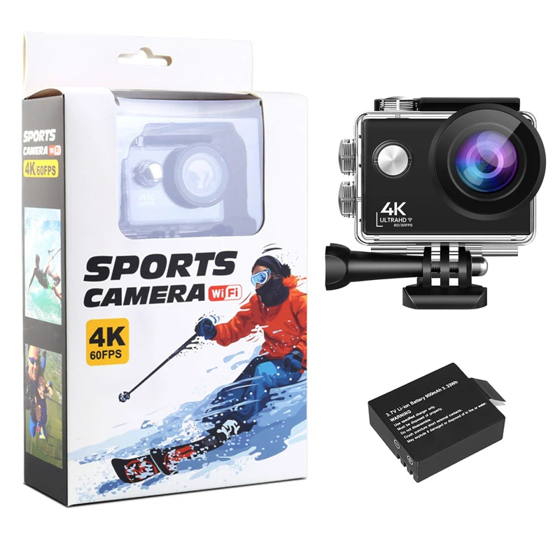 Купить Спортивная экшн-камера 24 МП, Wi-Fi, Ultra HD, 4K, 60 кадров/с, 2,0 дюйма, 4K